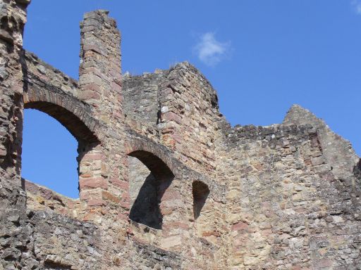 Along the chapel of Landeck Castle Ruins