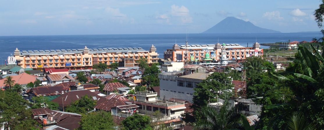 View of Manado from the Minahasa Hotel