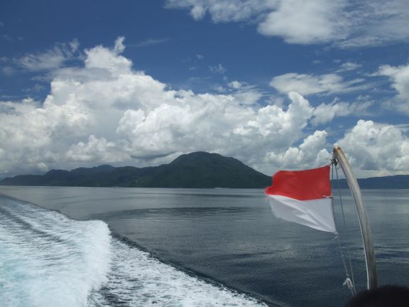 A fast ride on the MV Sagori Ekspress from Raha to Bau Bau
