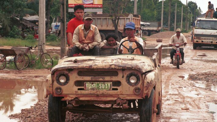 Jeep in Siem Reap, Cambodia