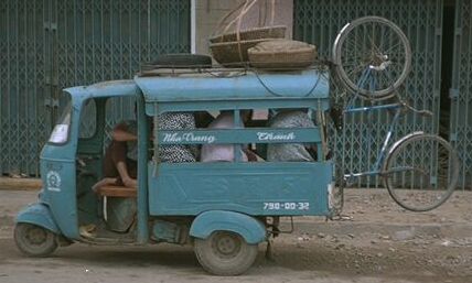 Bike transport in Vietnam